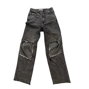 Pacsun Distressed Black Jeans